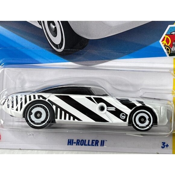 Hot Wheels Hi Roller II Art Cars 8/10 2023 Black White 1:64 - Picture 2 of 6